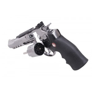 Страйкбольный револьвер RUGER Superhawk 6" хром UMAREX